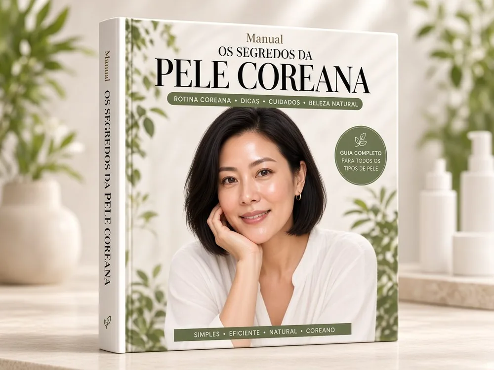 Capa do Manual – Os Segredos da Pele Coreana